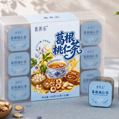 سعر جيد FDA HALAL Circulation Support Tea  Kudzu & Peach Kernel Instant Herbal Blend الانترنت