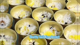 حلوى علكة الخوخ الصحية جاهزة للأكل